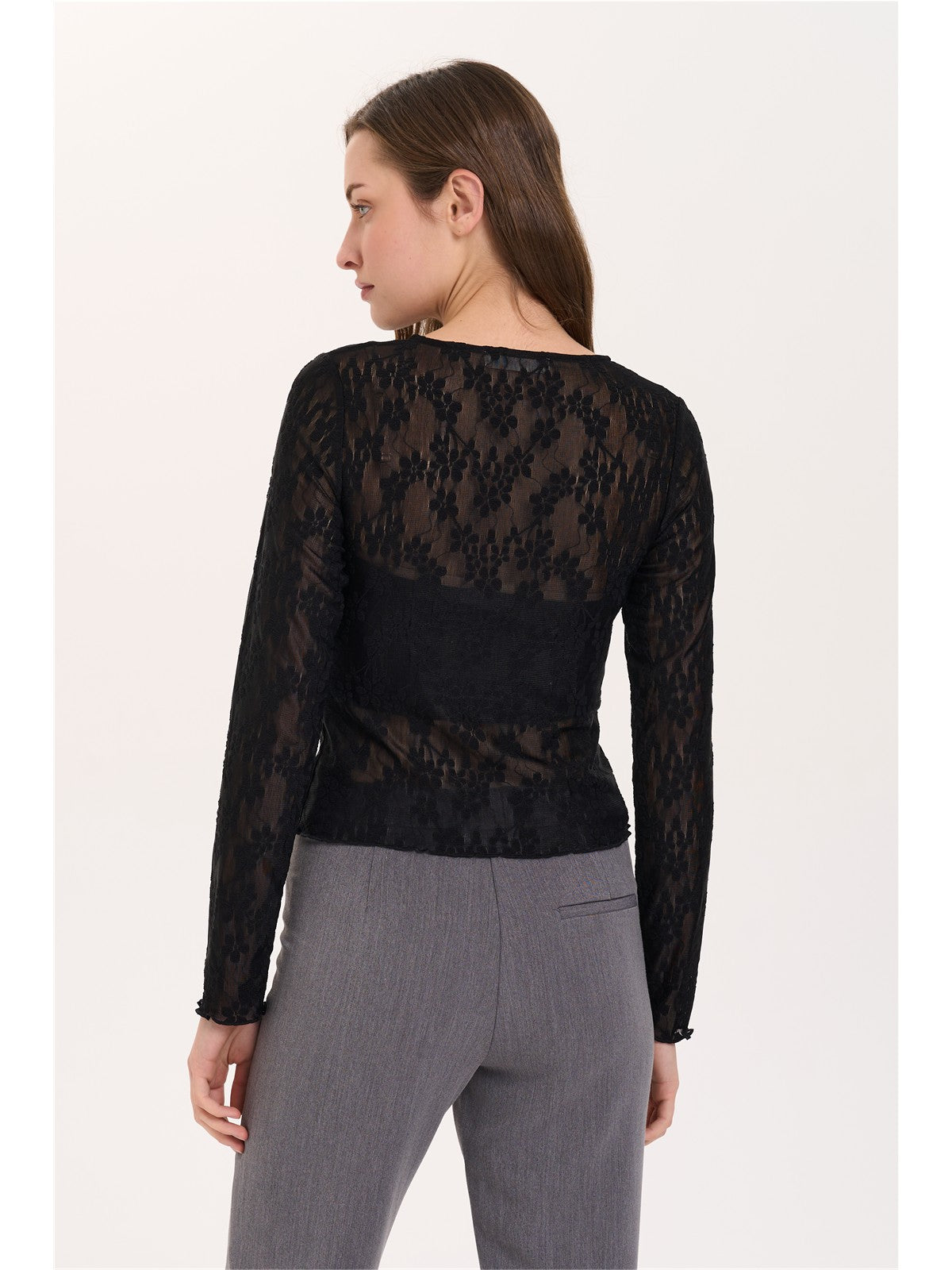 Shirt aus Spitze