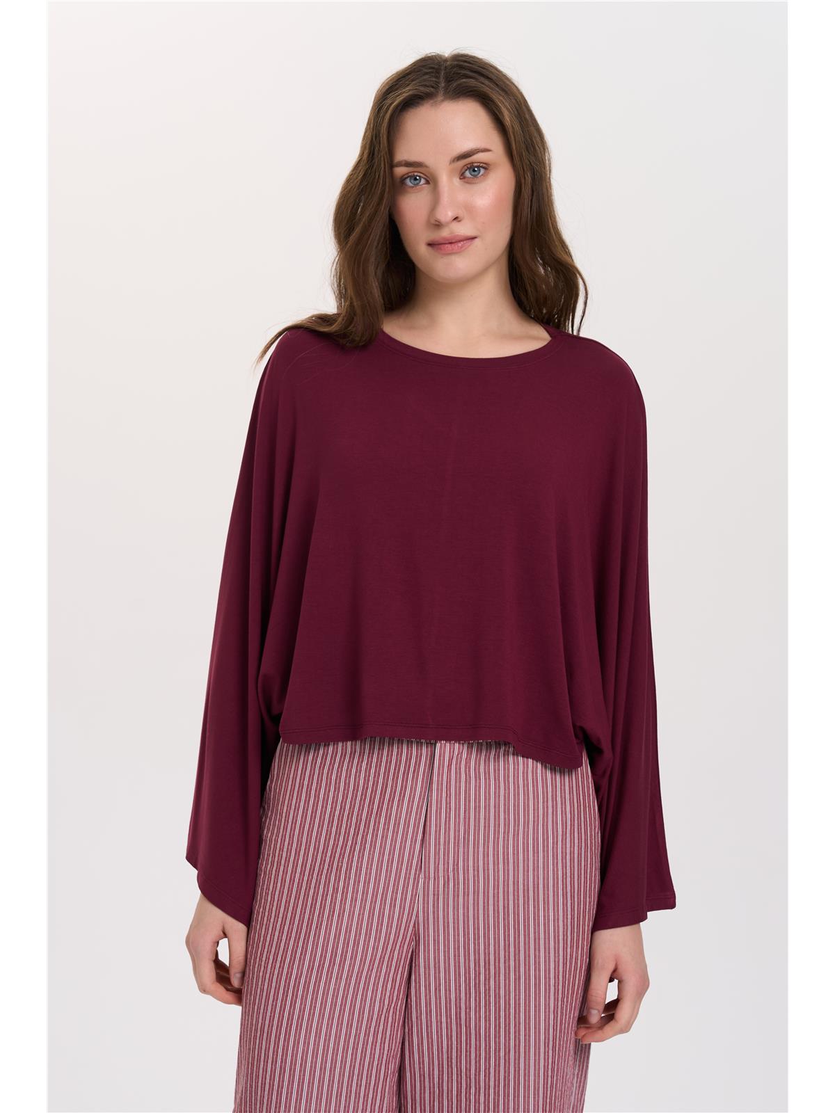 Shirt mit Fledermausärmeln