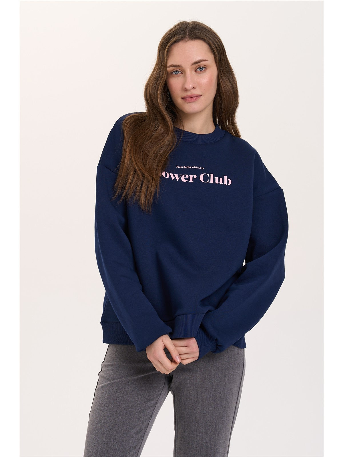 Sweatshirt in Blau