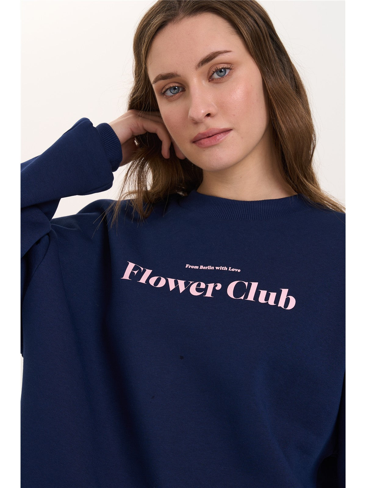 Sweatshirt in Blau