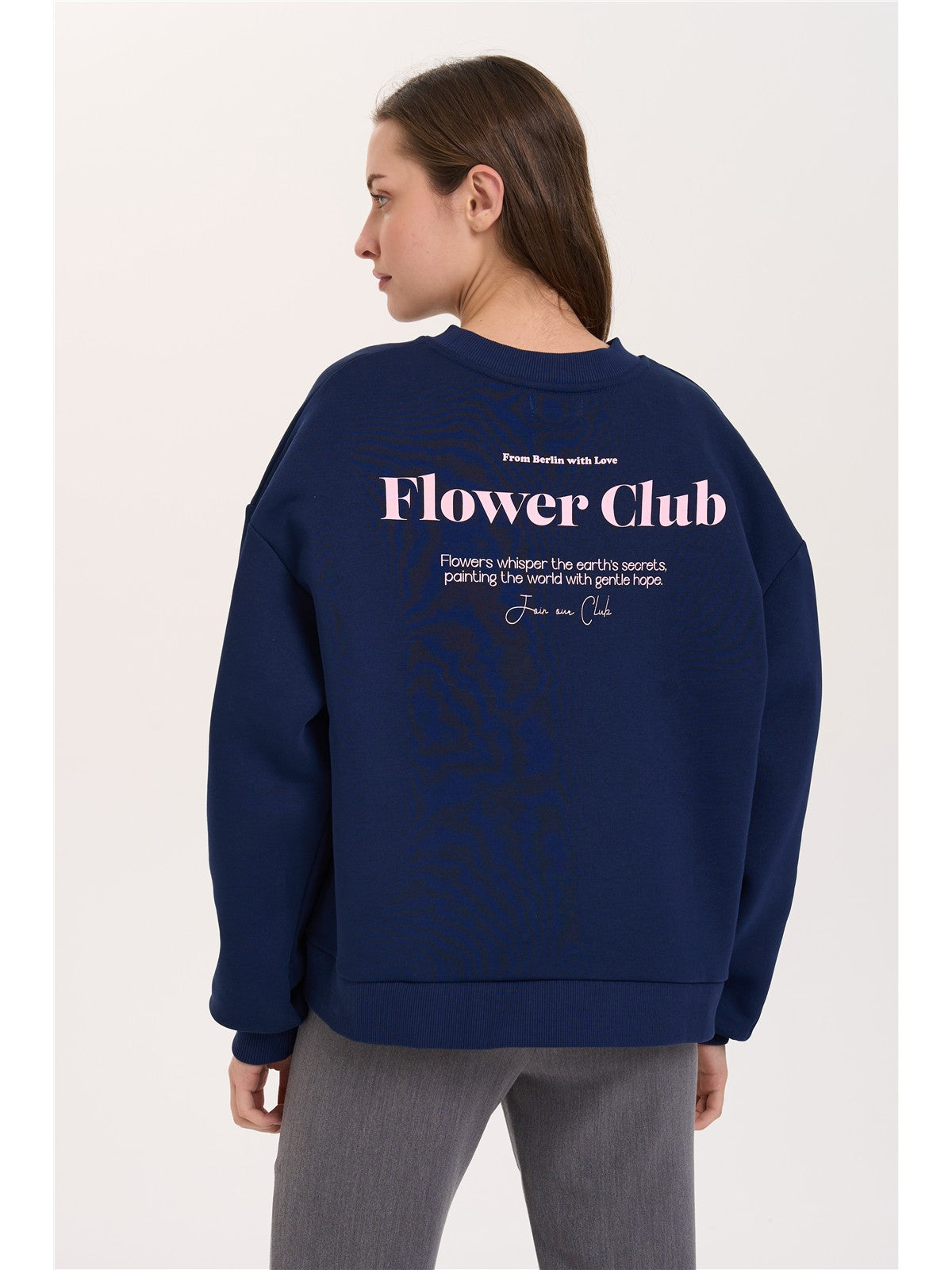 Sweatshirt in Blau