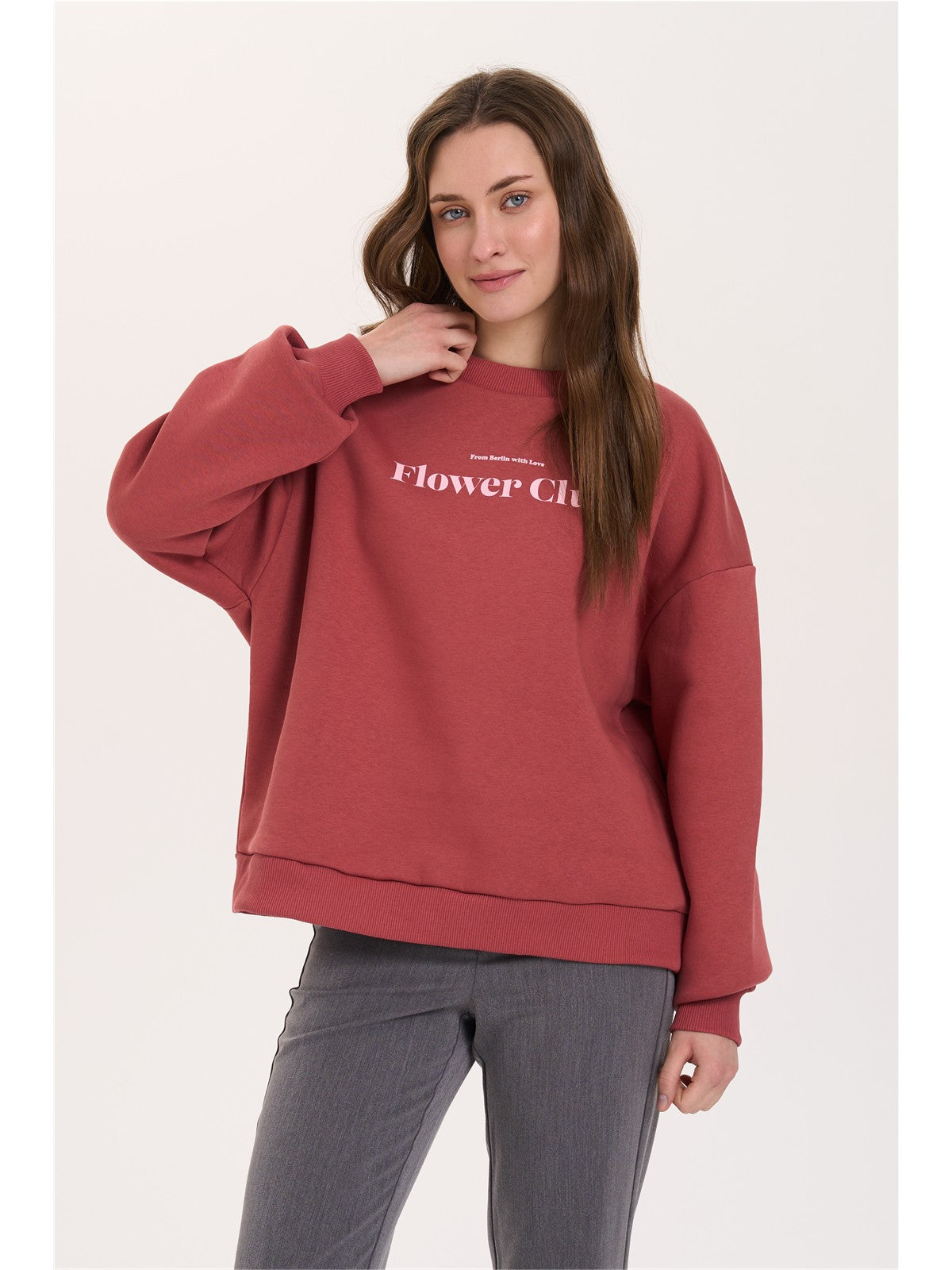 Sweatshirt in Rost