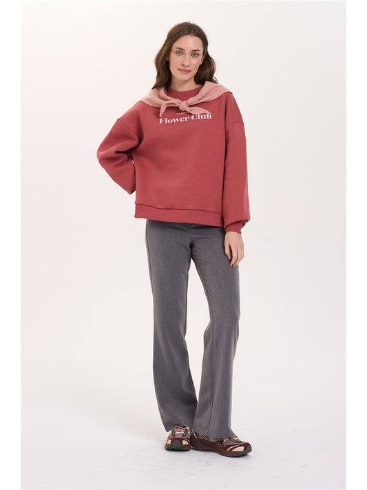 Sweatshirt in Rost