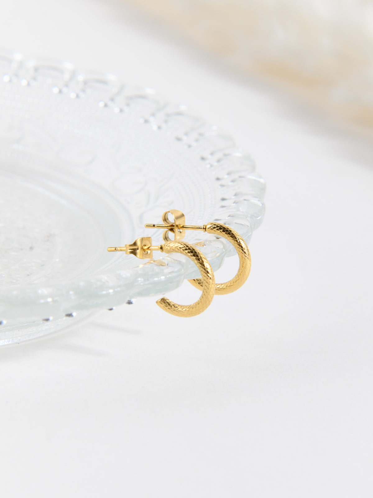 Ohrring in Gold