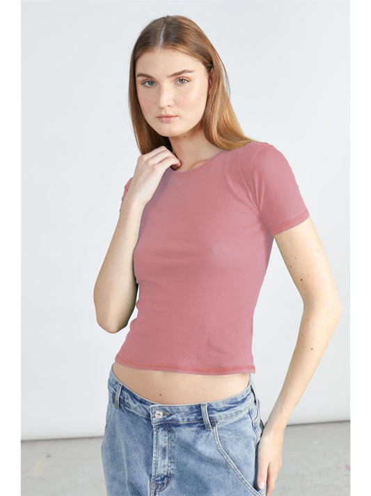 T-Shirt aus Viskose
