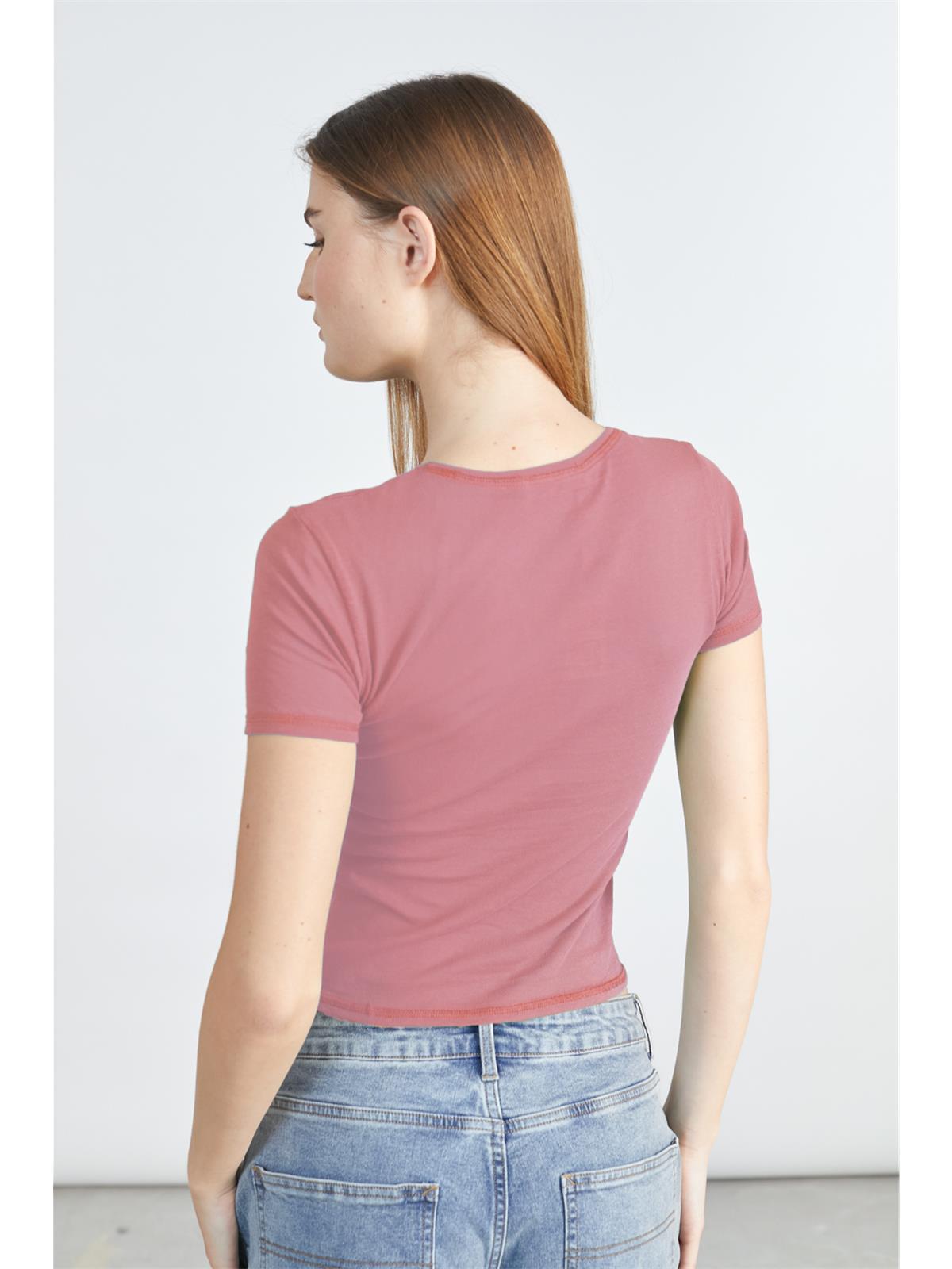 T-Shirt aus Viskose