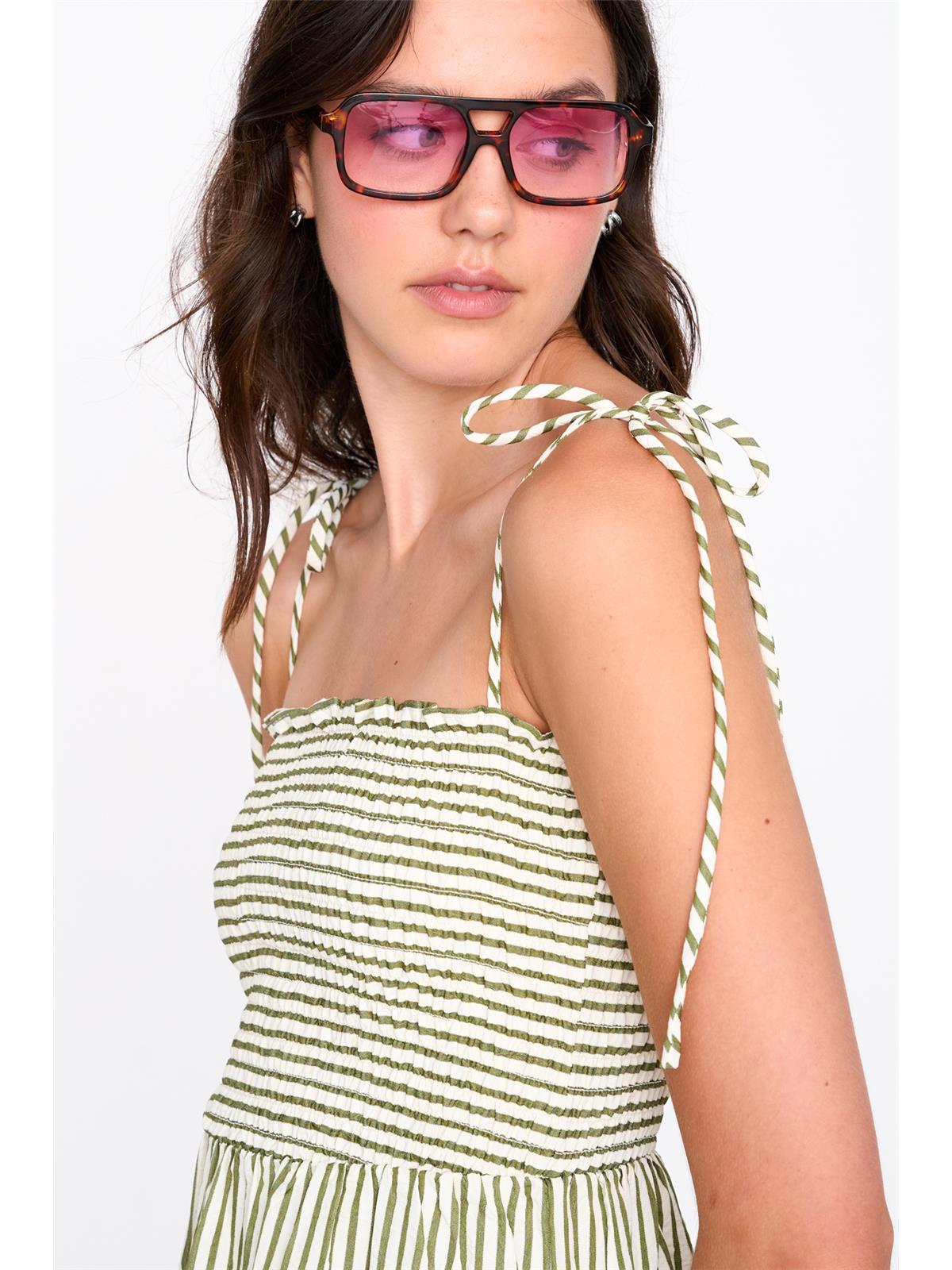 Kleid gestreift