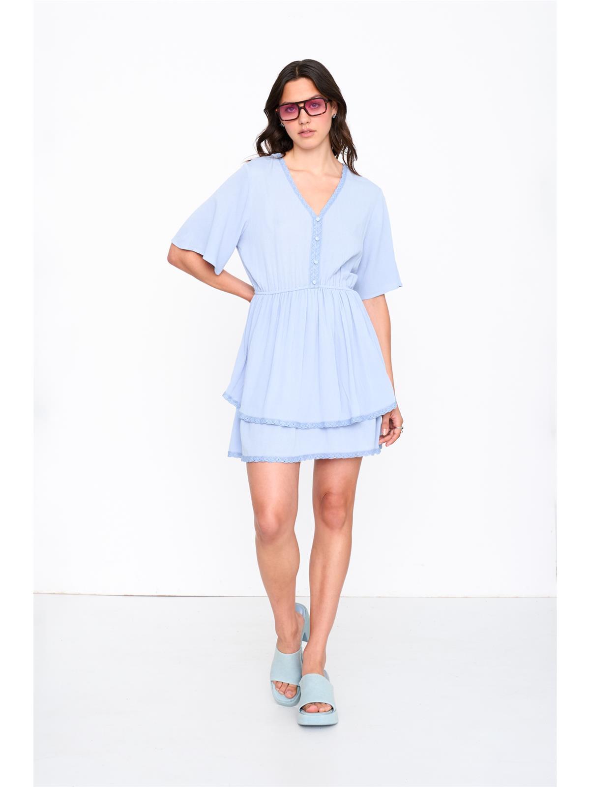 Kleid aus Viskose