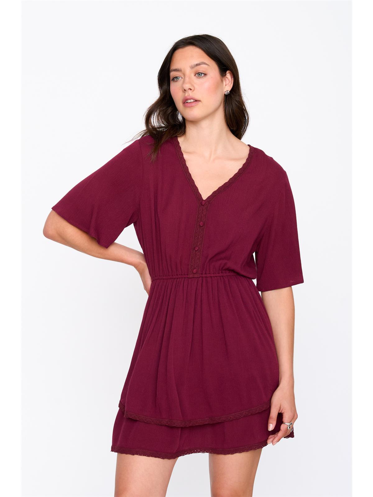 Kleid in Viskose