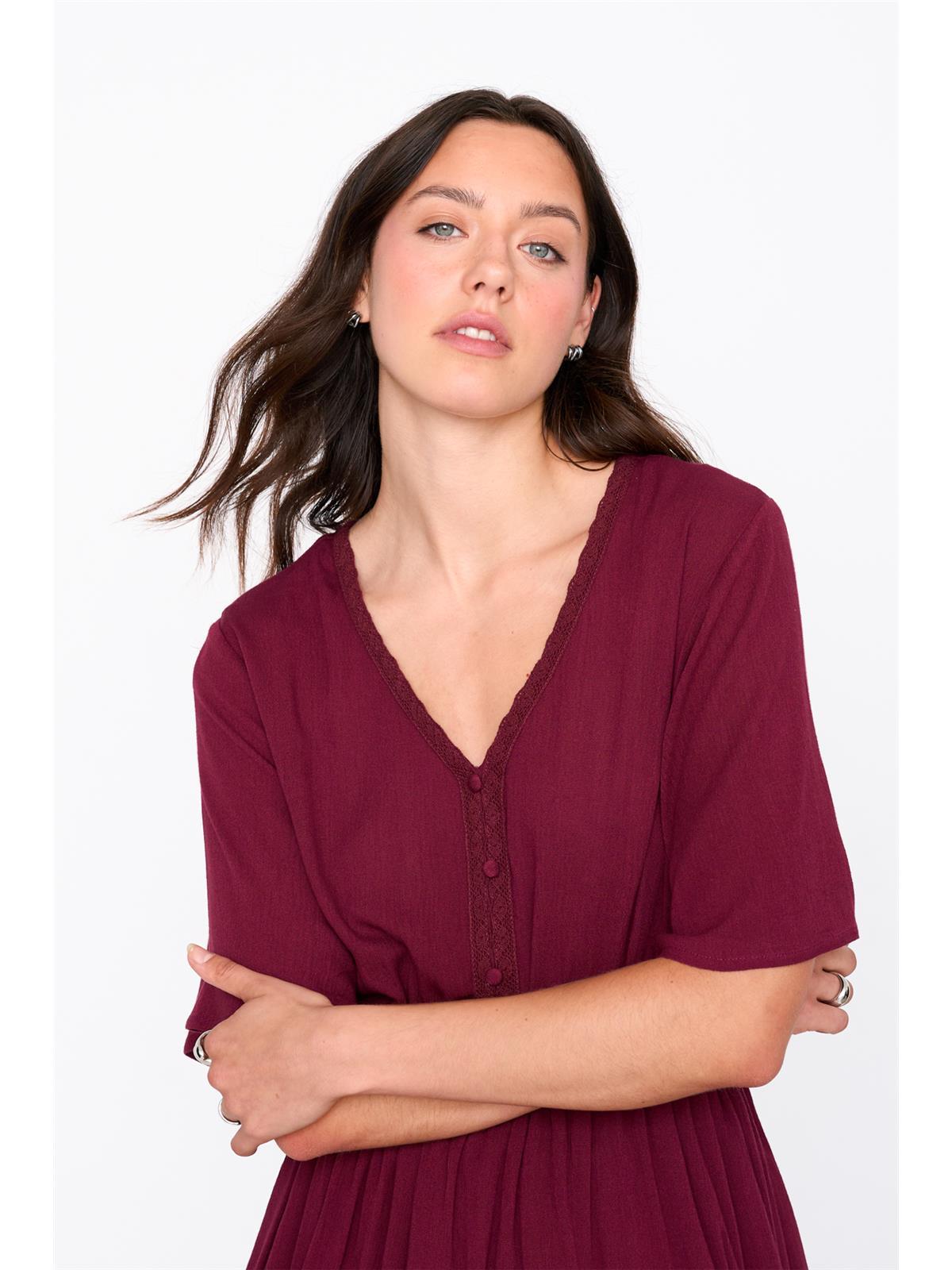 Kleid in Viskose