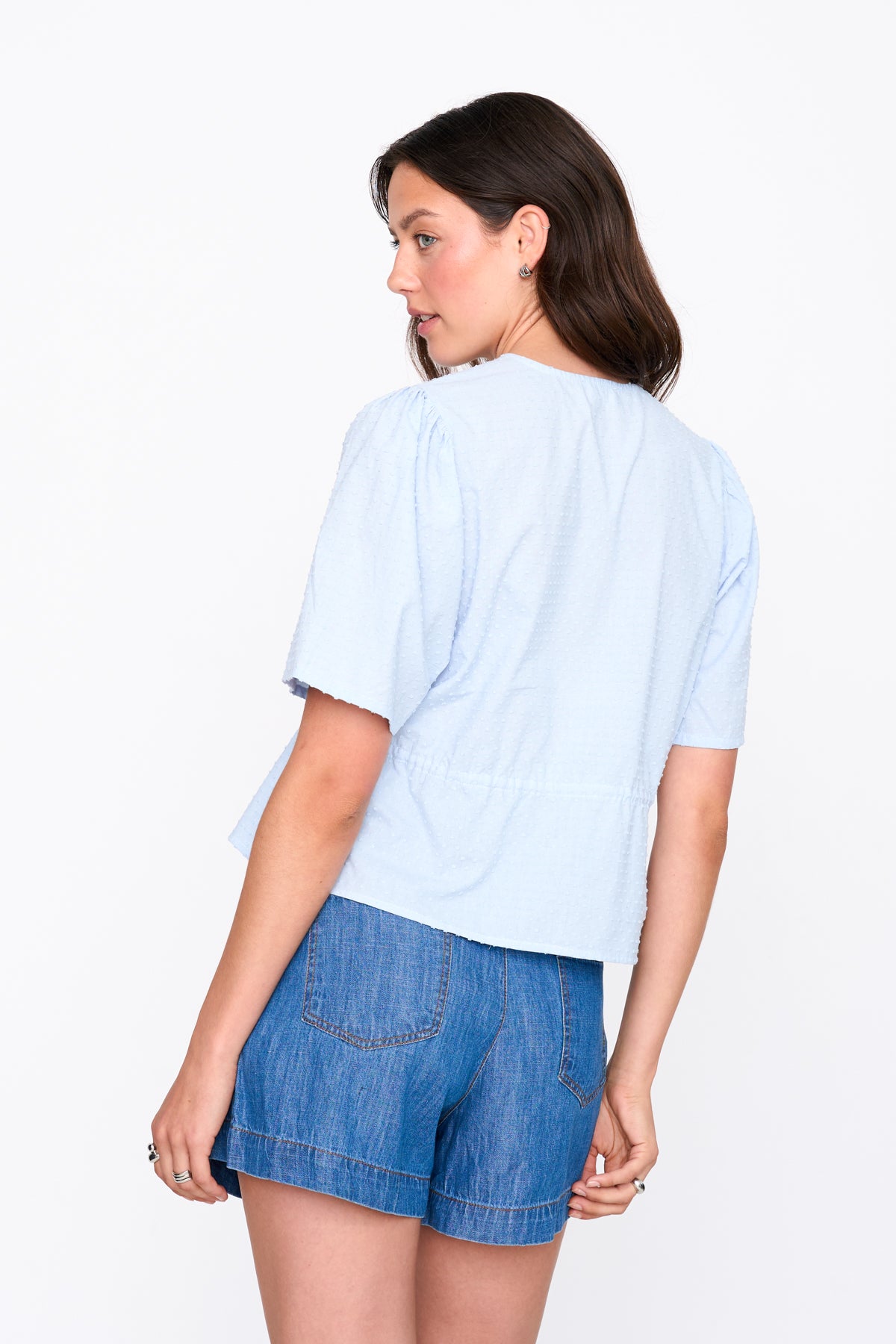 Shorts aus Baumwolle