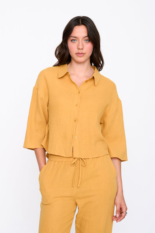 Bluse in Gelb