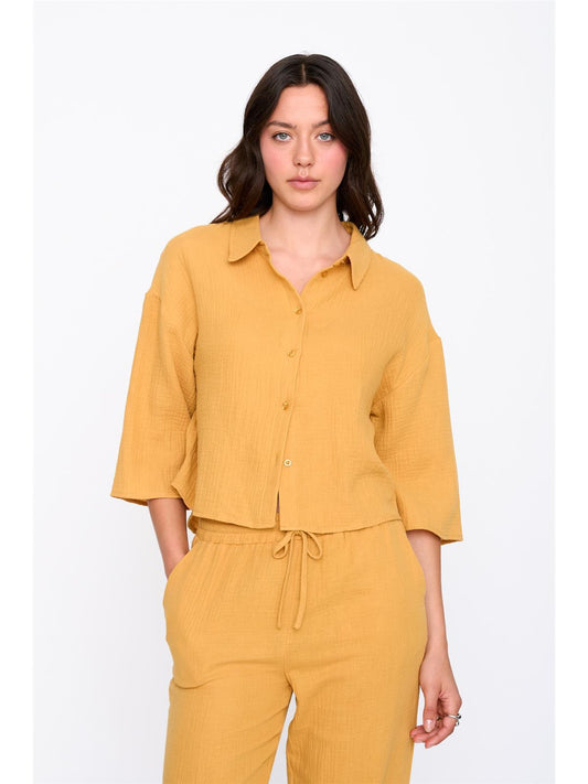 Bluse in Gelb