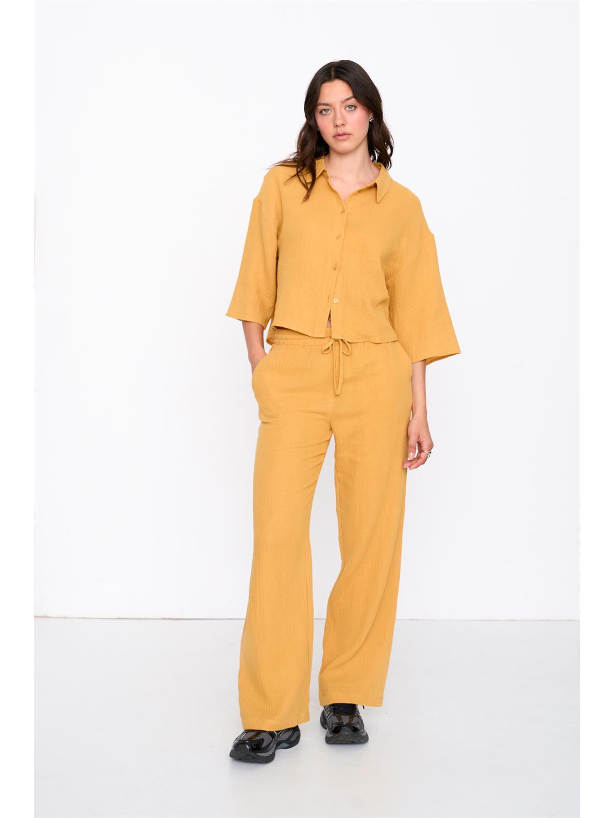 Bluse in Gelb