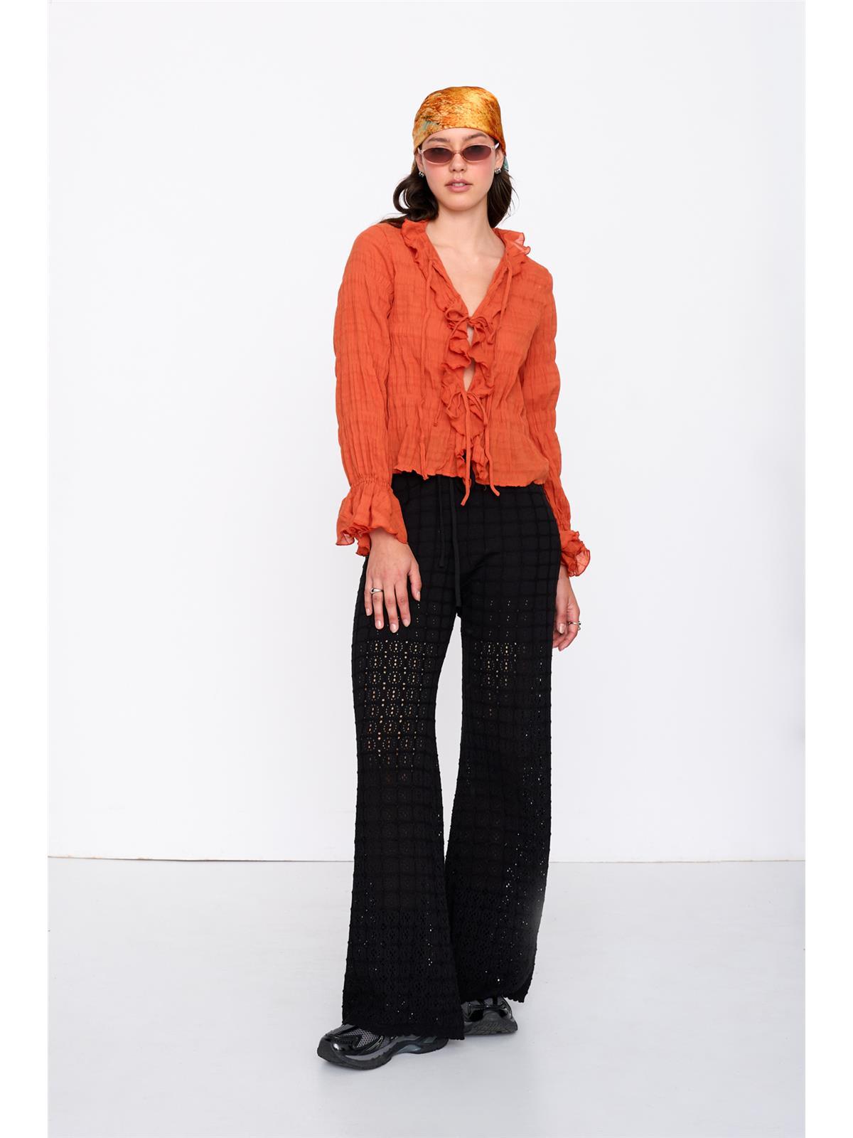 Bluse aus Baumwolle