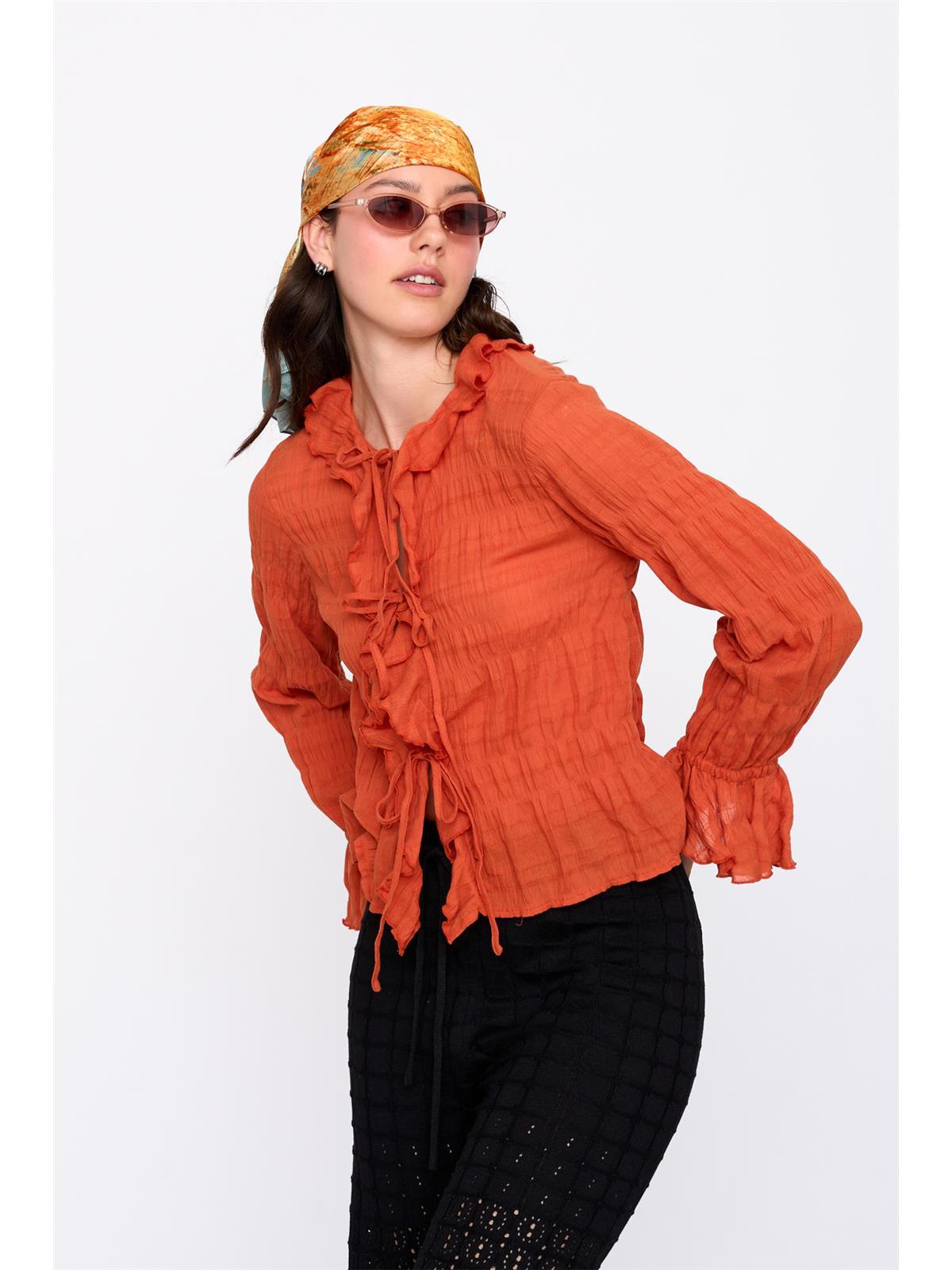 Bluse aus Baumwolle