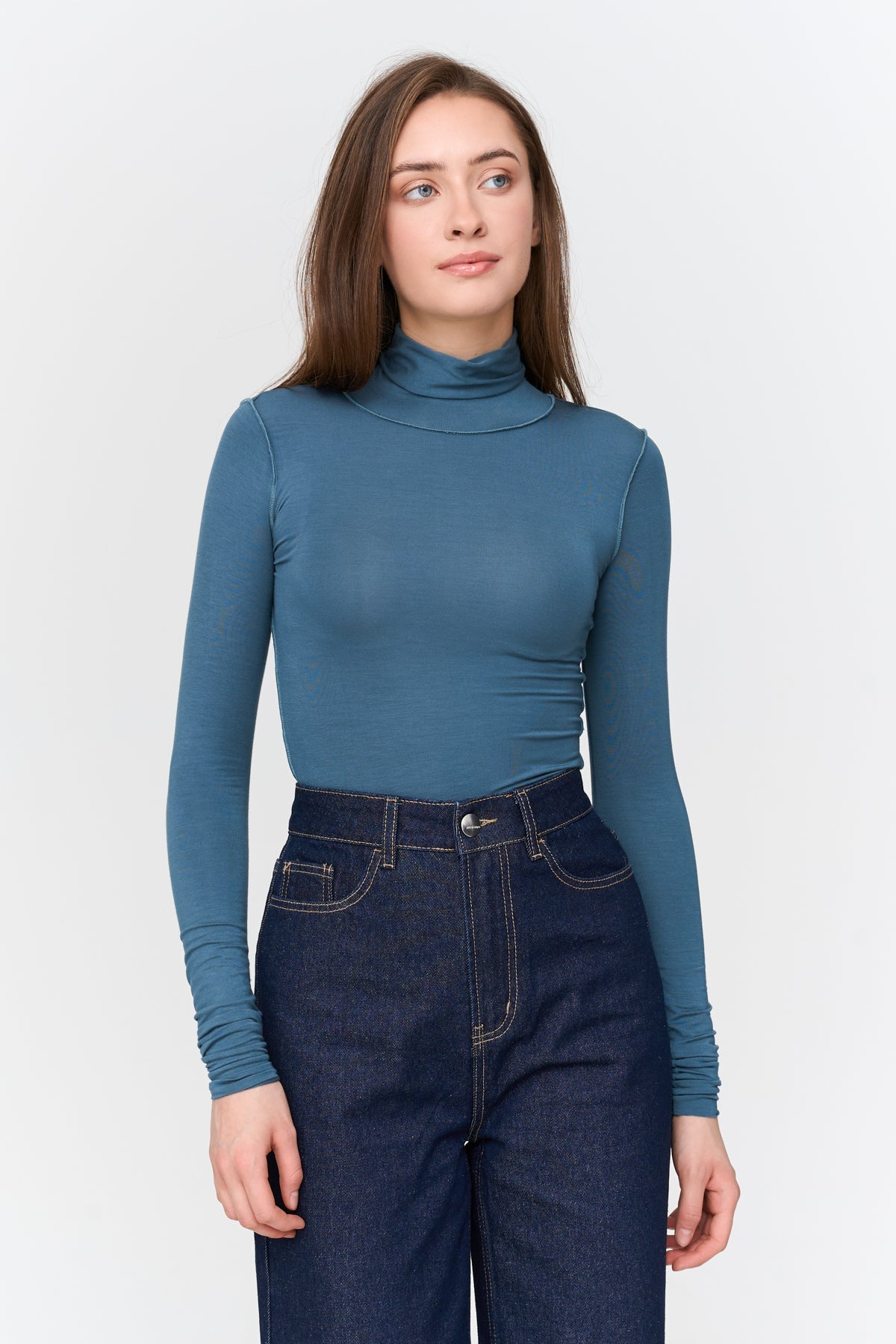 Shirt aus Viskose-Mix