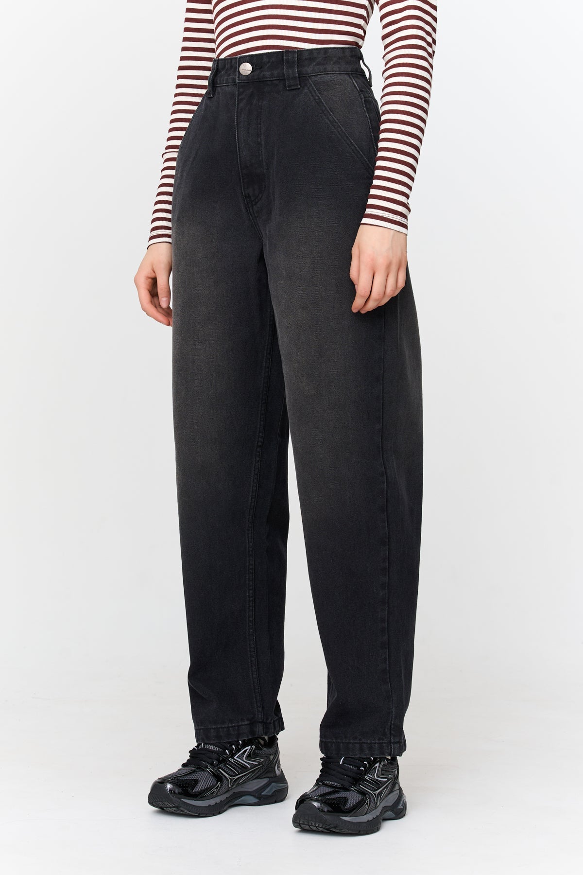 Jeanshose in Schwarz