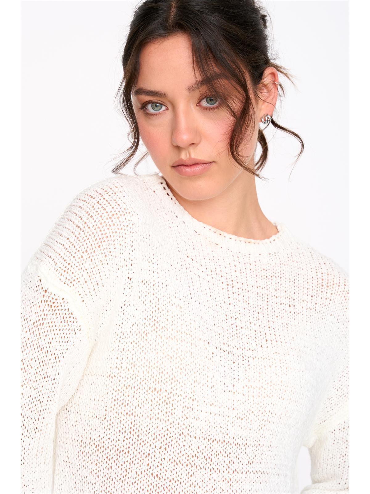 Pullover aus Baumwoll-Mix