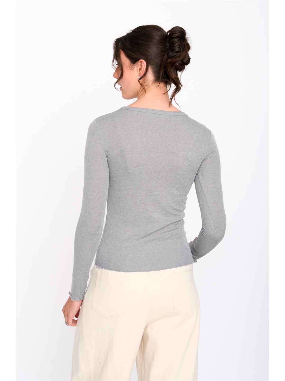 Shirt in Grau