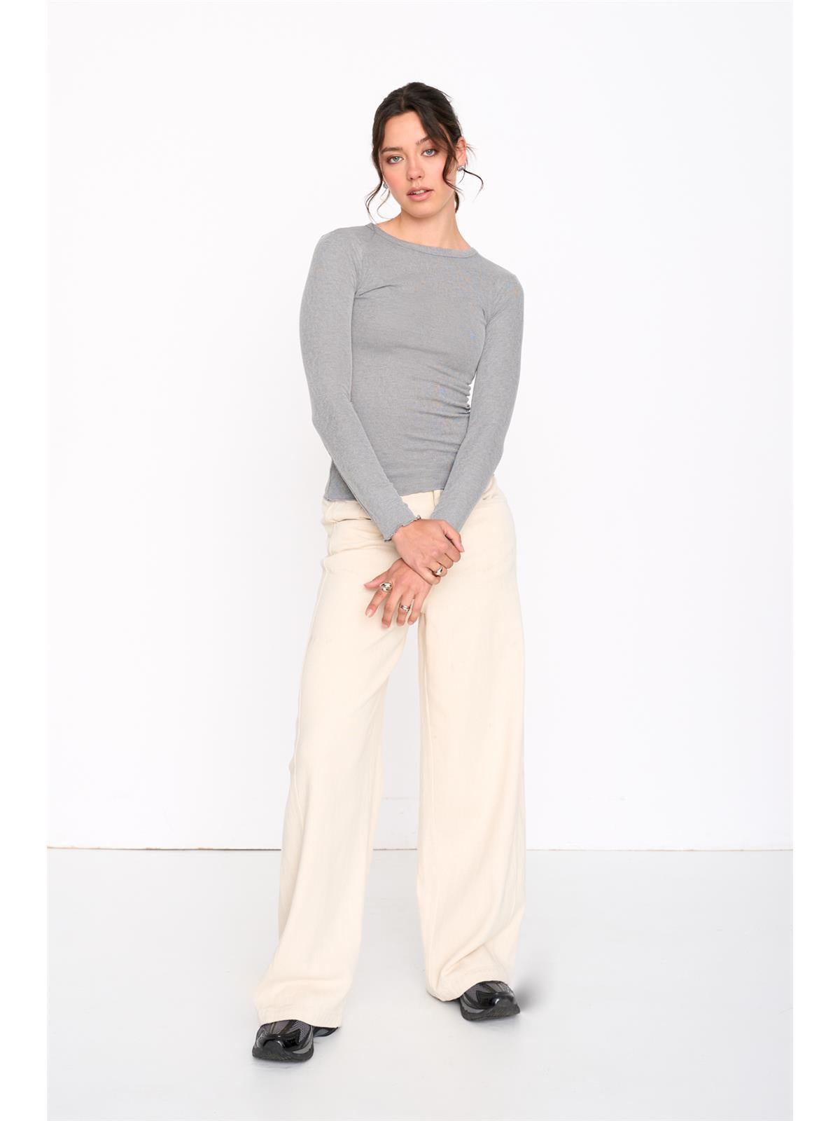Shirt in Grau