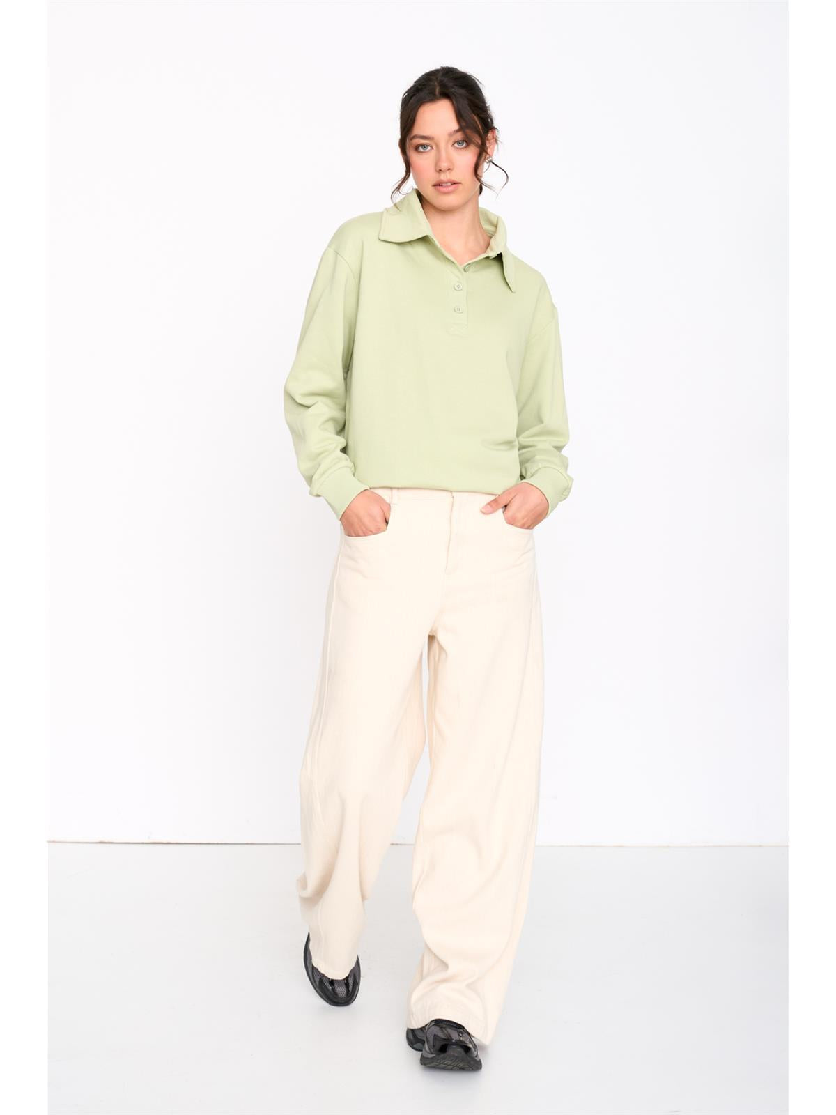 Sweatshirt aus Baumwolle