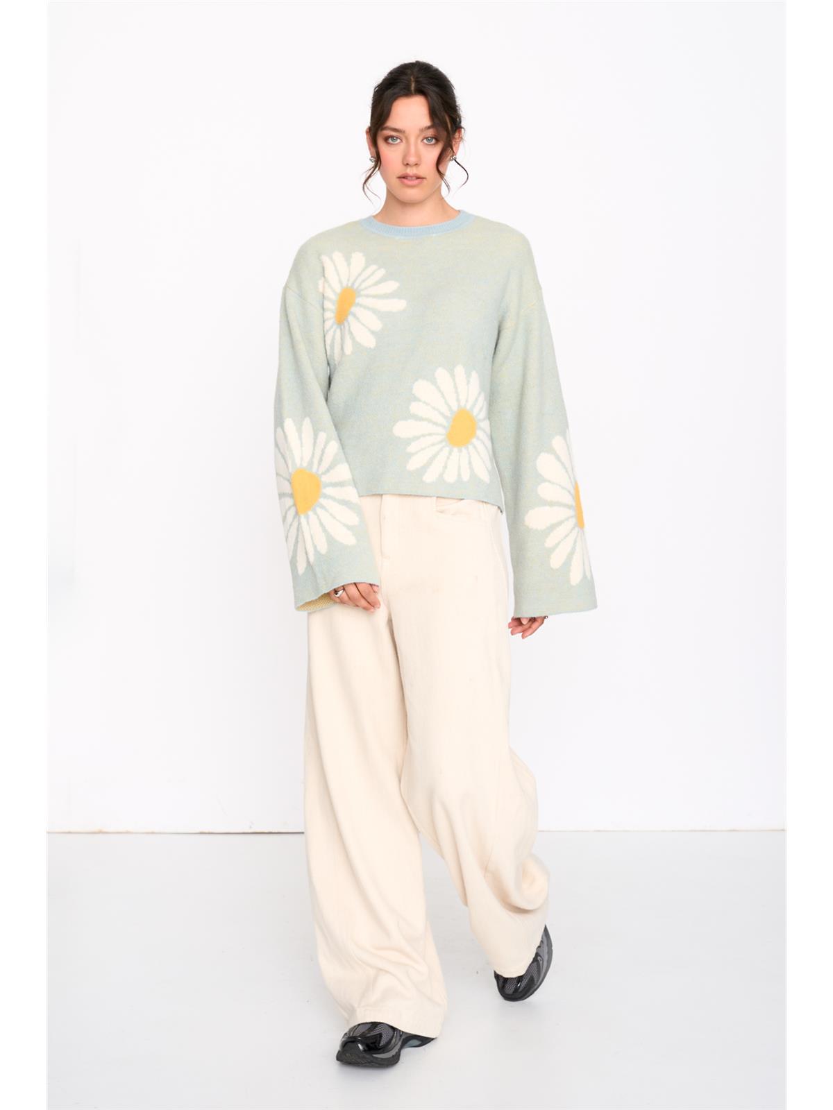 Pullover gemustert