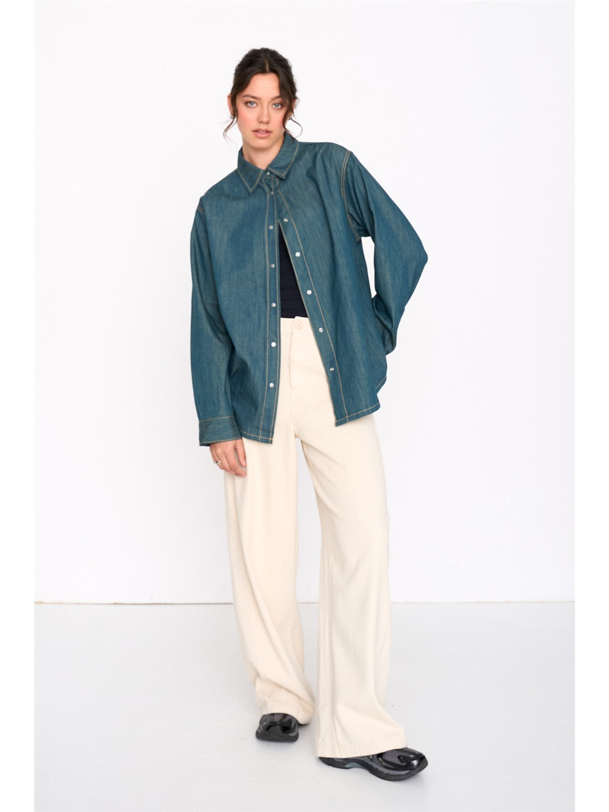 Bluse aus Baumwolle