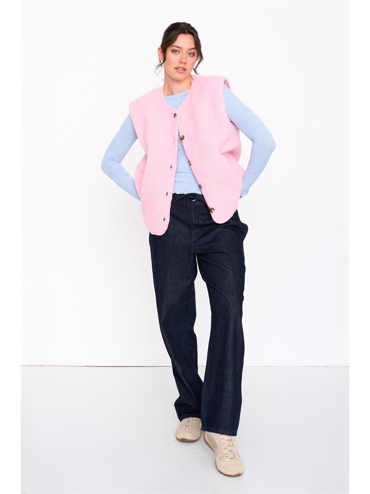 Weste in Rosa