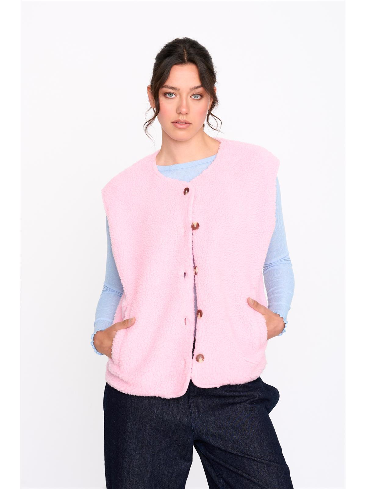 Weste in Rosa