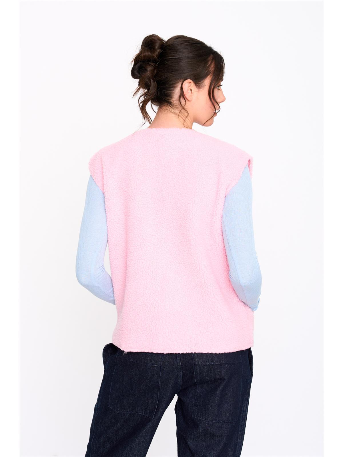 Weste in Rosa