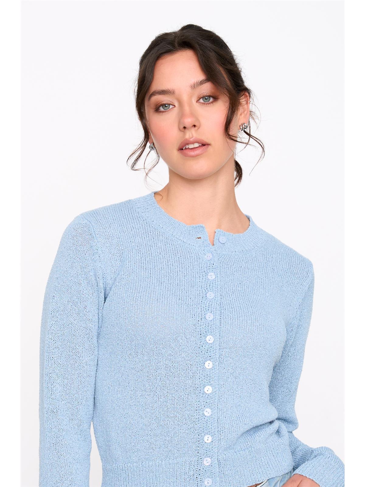 Cardigan in Blau