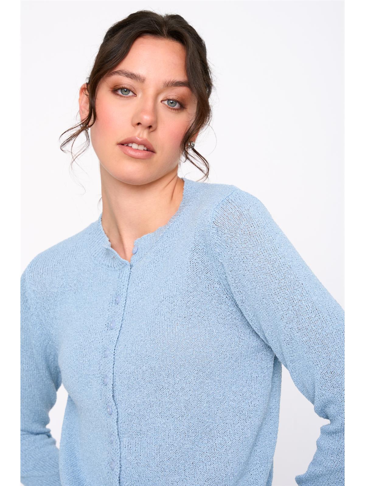 Cardigan in Blau