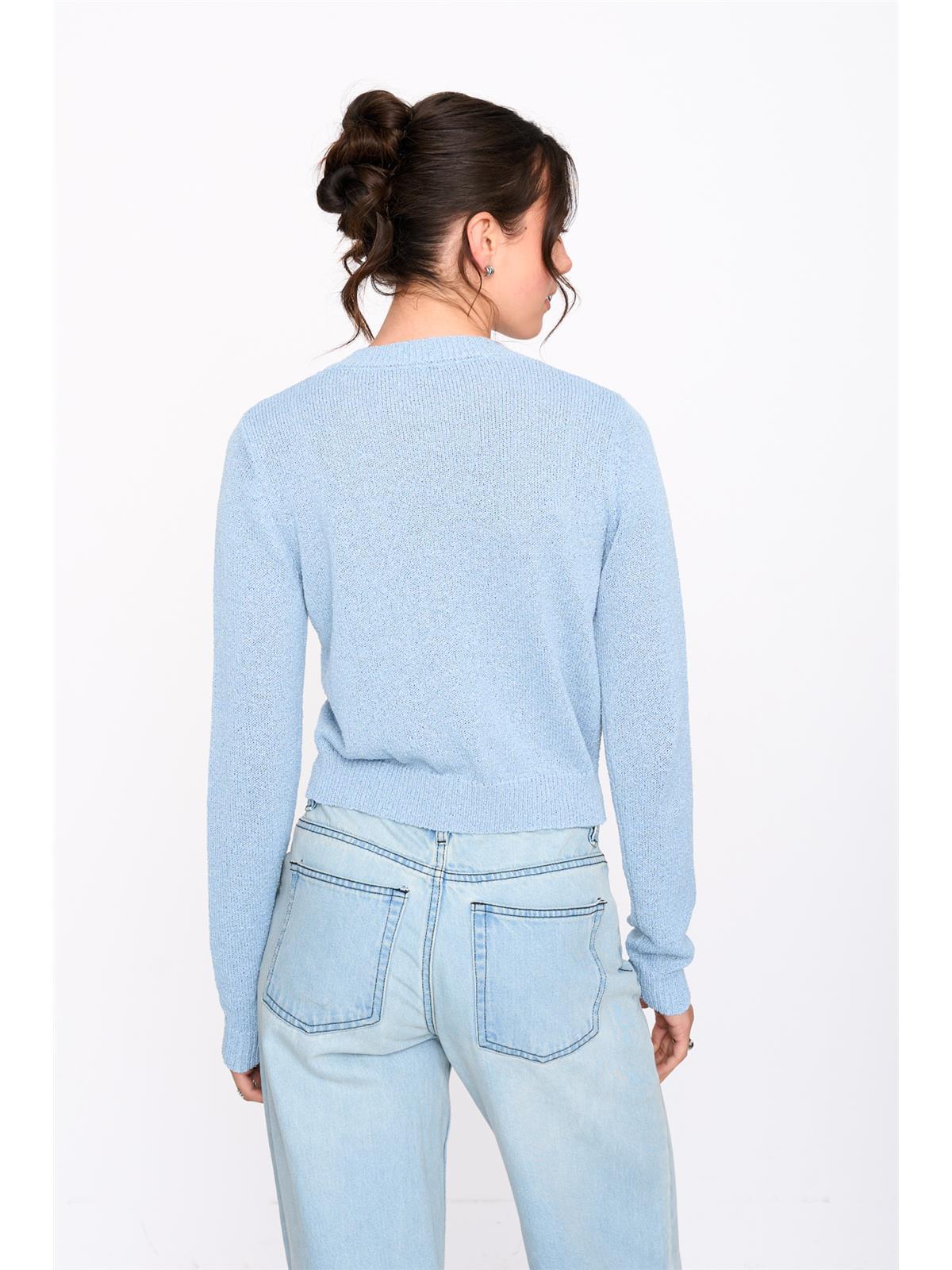 Cardigan in Blau
