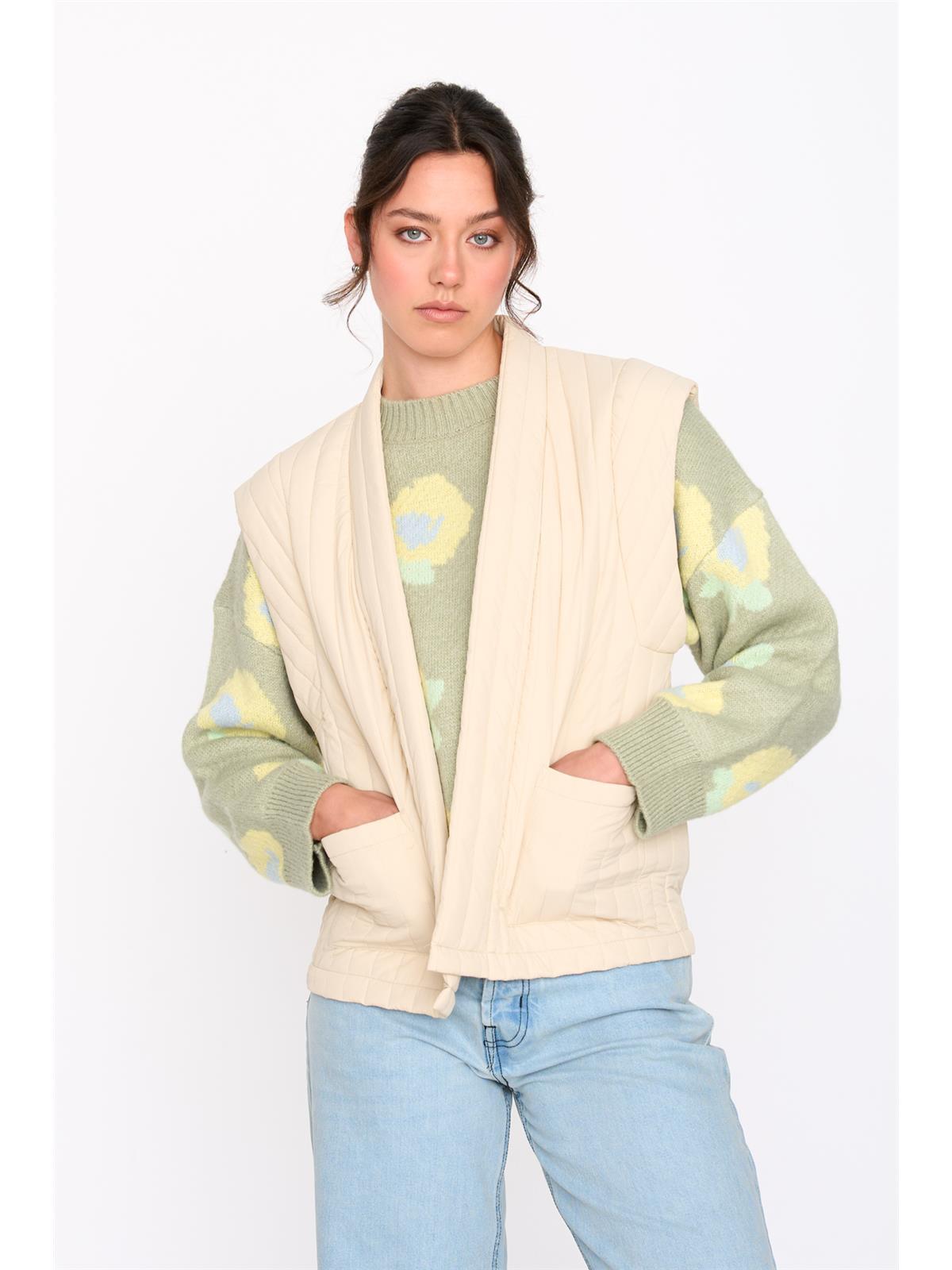 Weste in Off-White