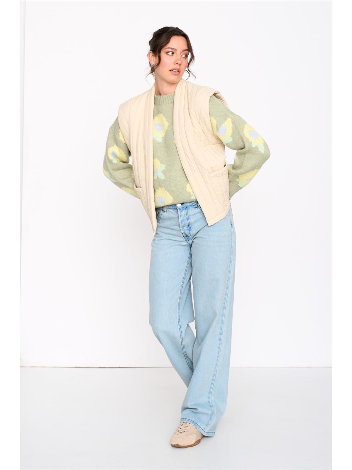 Weste in Off-White