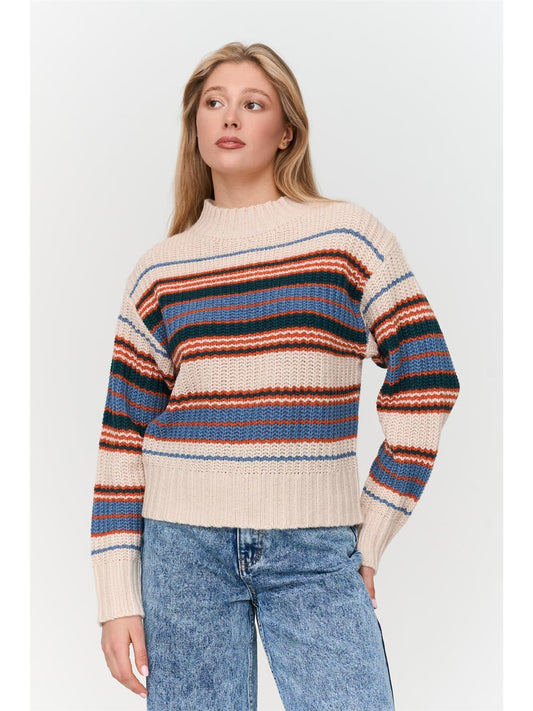 Pullover gestreift