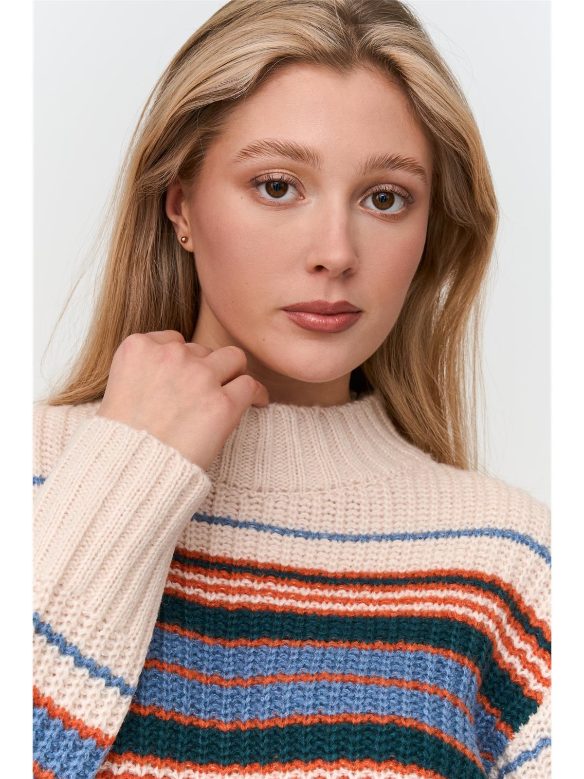 Pullover gestreift