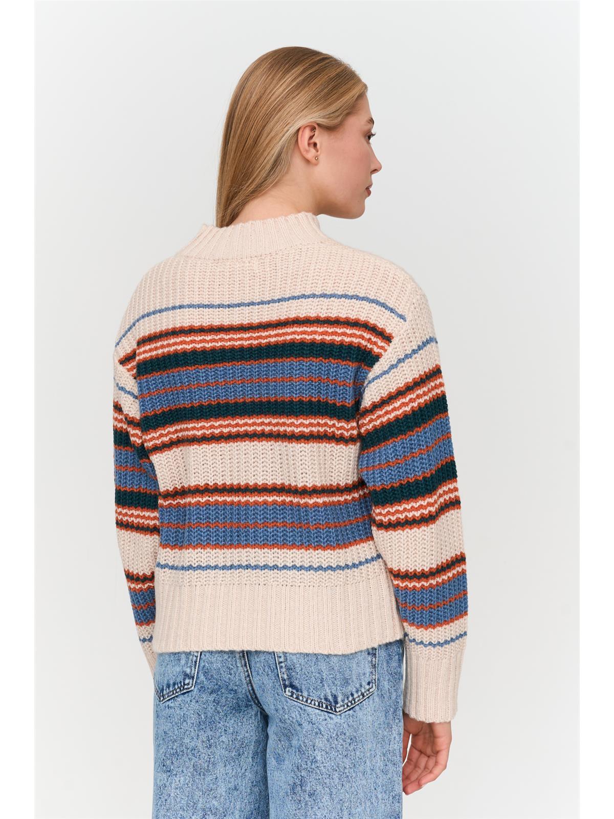 Pullover gestreift