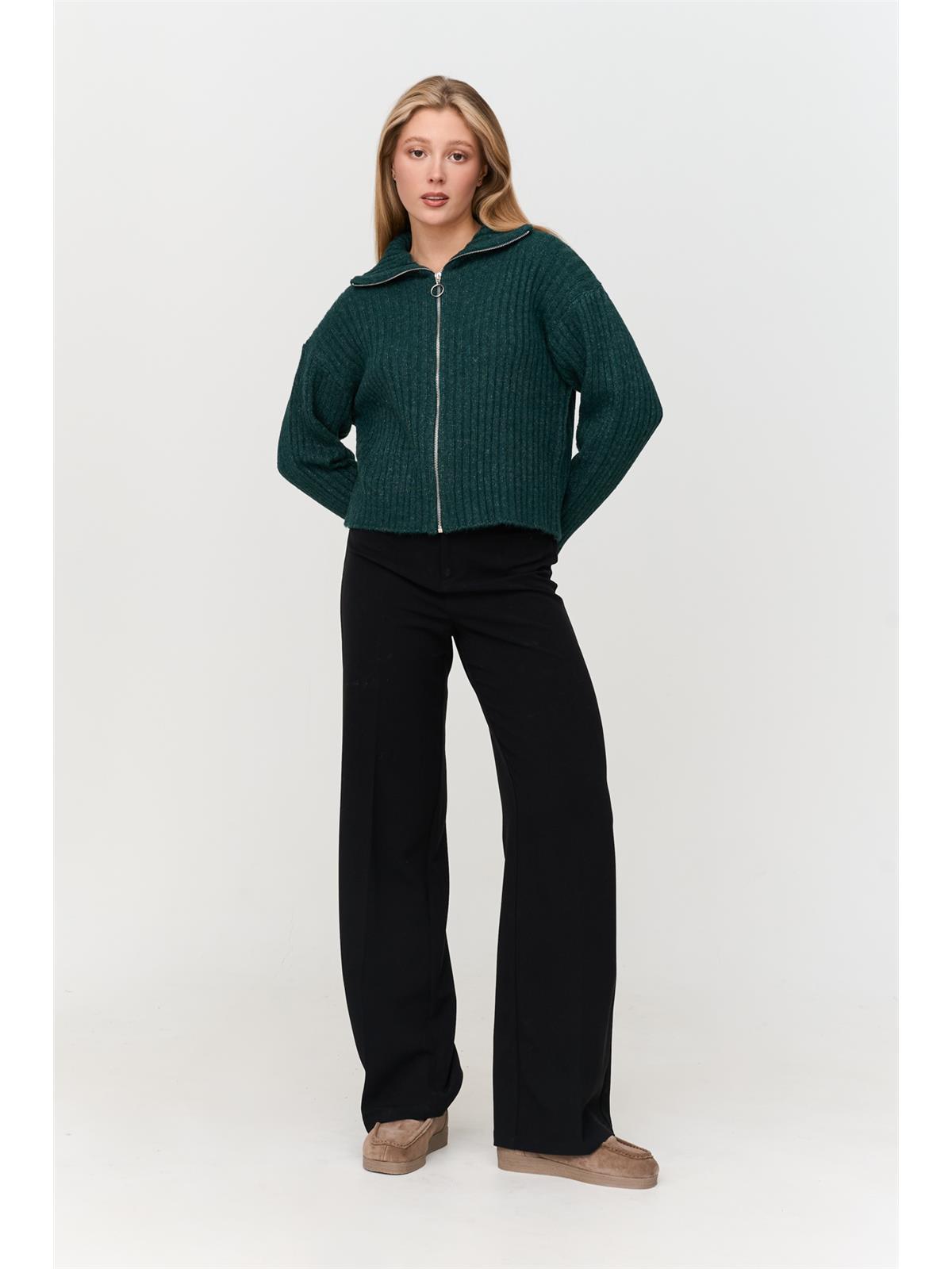 Cardigan in Grün
