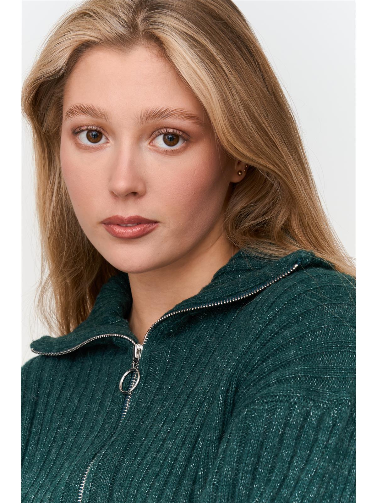 Cardigan in Grün