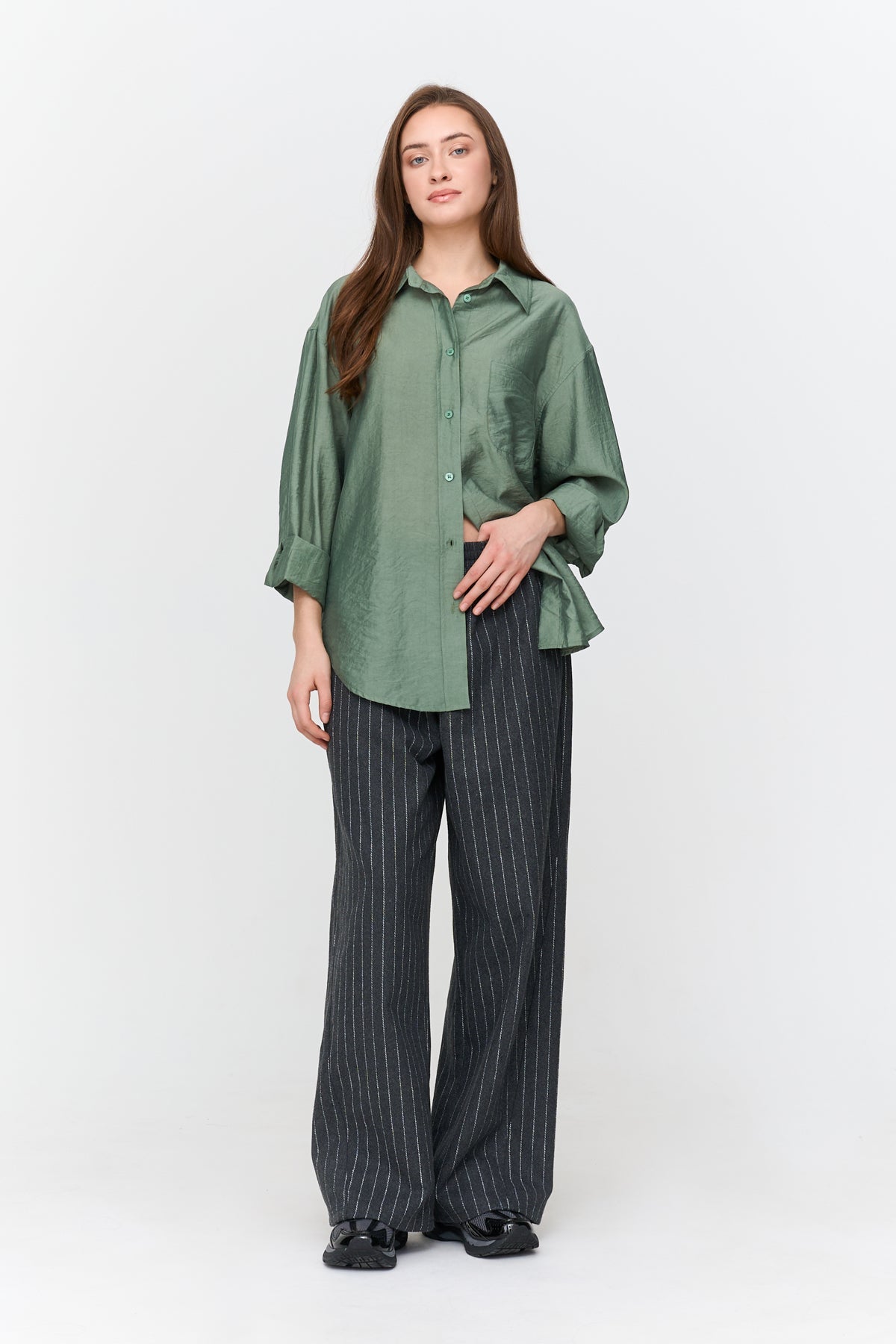 Bluse aus Viskose-Mix