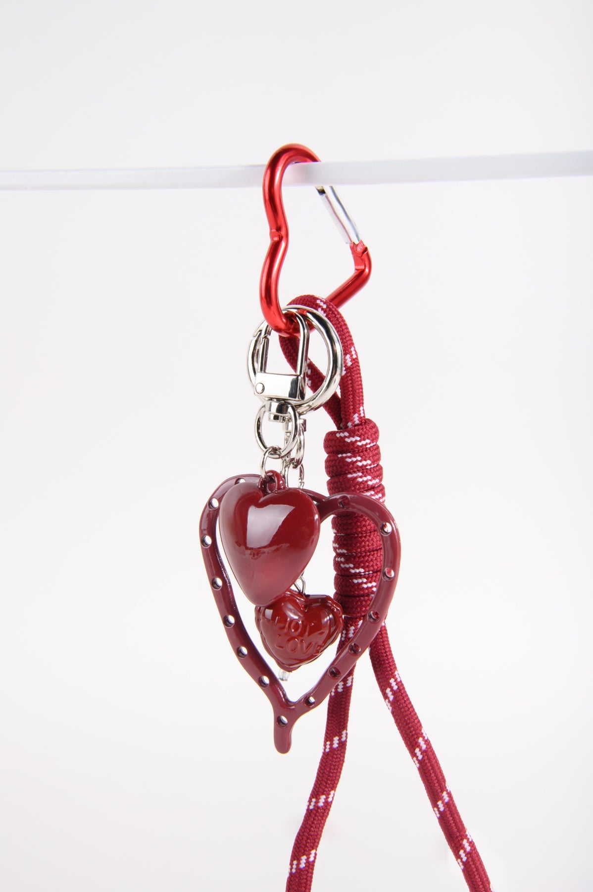 Key Chain in Bordeaux