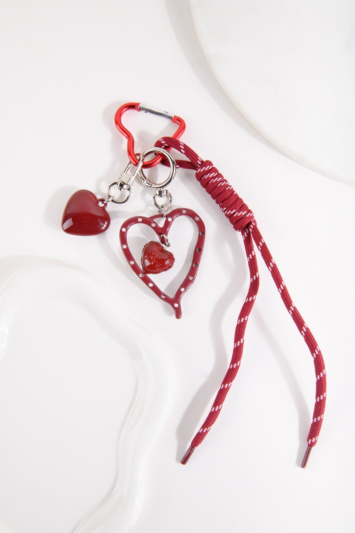 Key Chain in Bordeaux