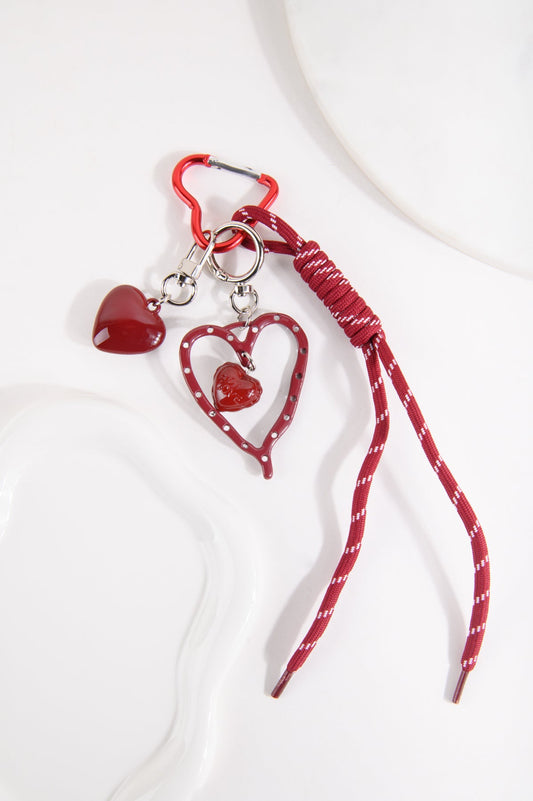 Key Chain in Bordeaux