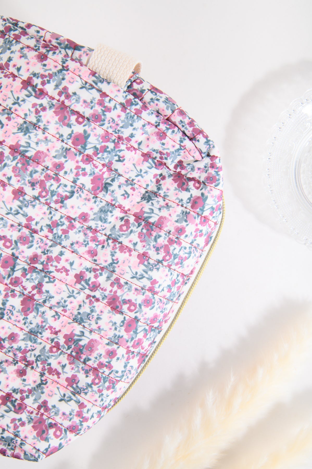 Kosmetiktasche gemustert