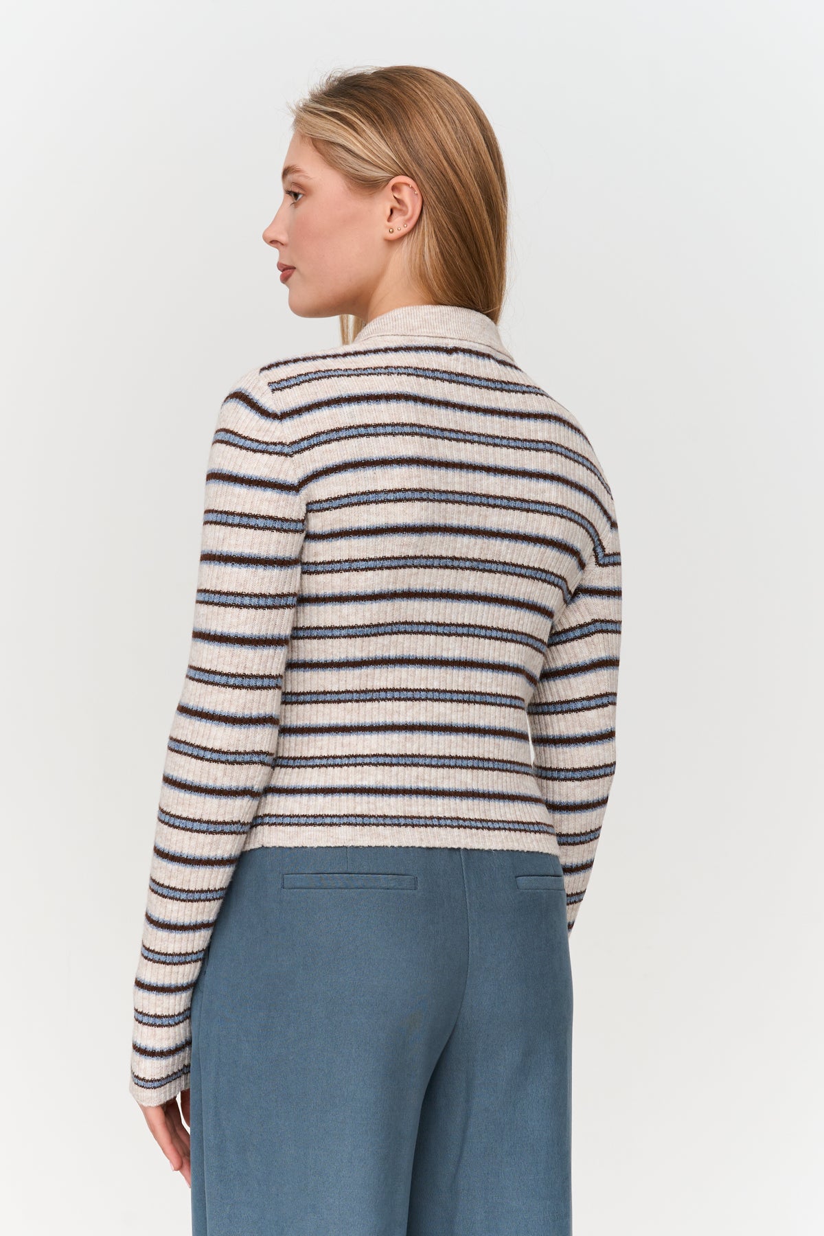 Cardigan gestreift