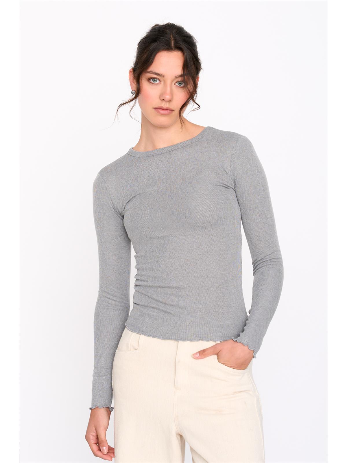 Shirt in Grau