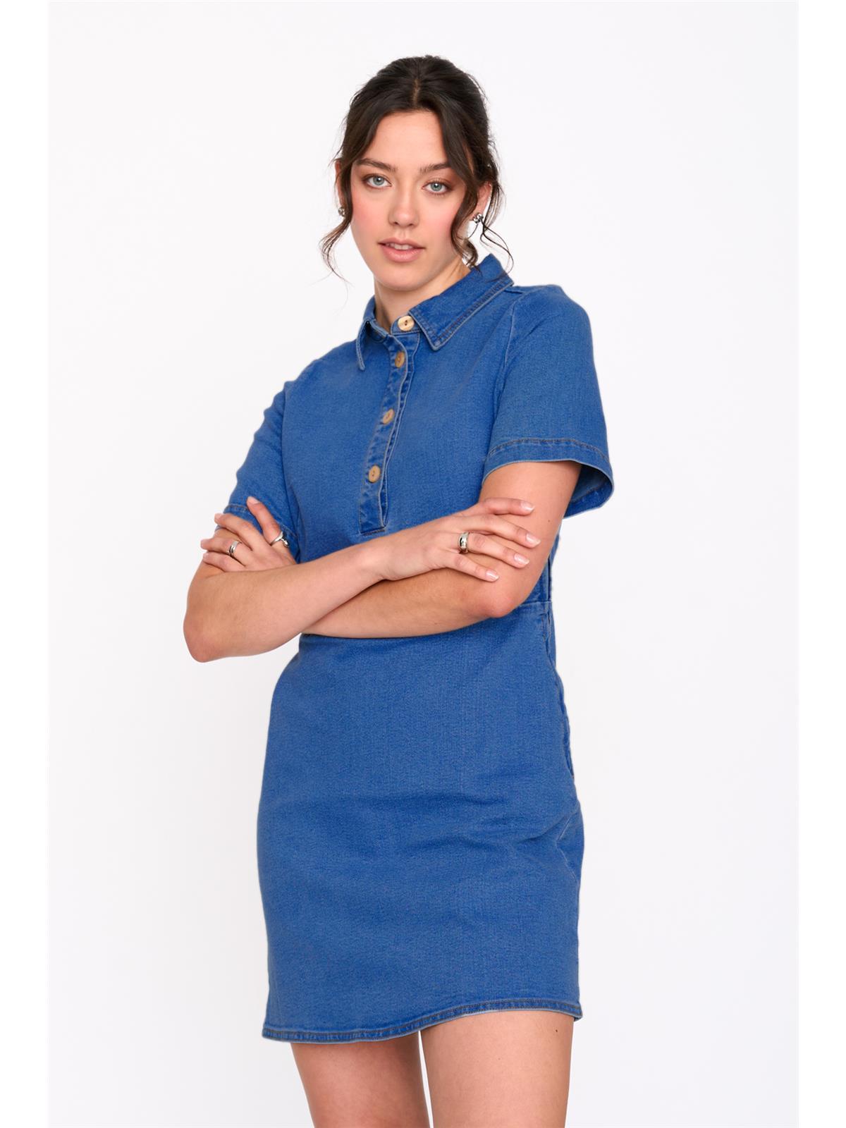 Kleid aus Denim
