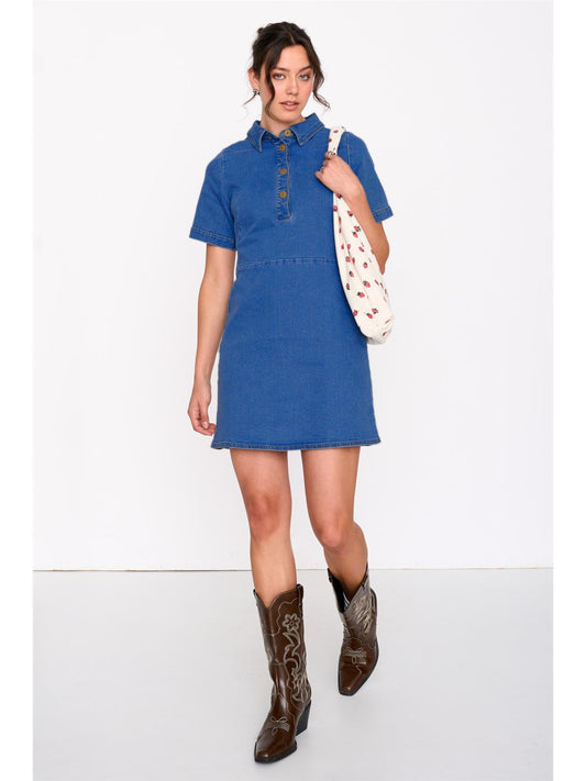 Kleid aus Denim